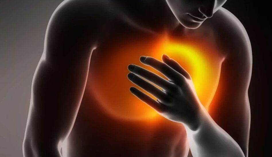 Douleur dans la poitrine